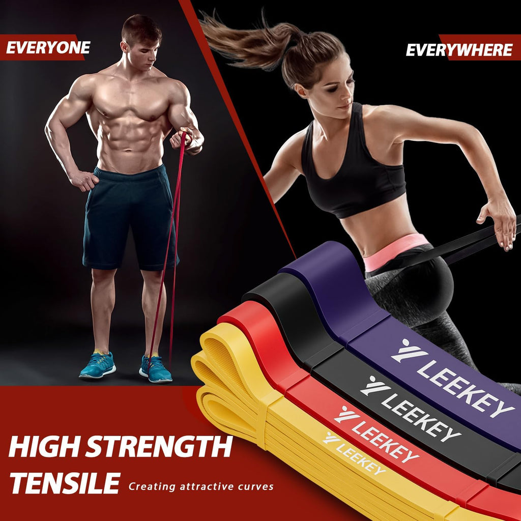 Ultimate Resistance Bands Set for Fitness Training - Perfect for Pull Up Assistance, Home Workouts, and Physical Therapy for Men and Women