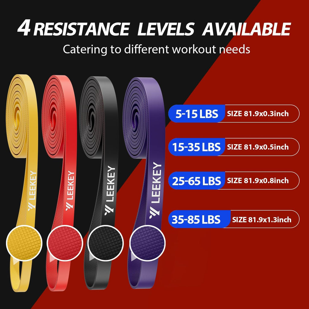 Ultimate Resistance Bands Set for Fitness Training - Perfect for Pull Up Assistance, Home Workouts, and Physical Therapy for Men and Women