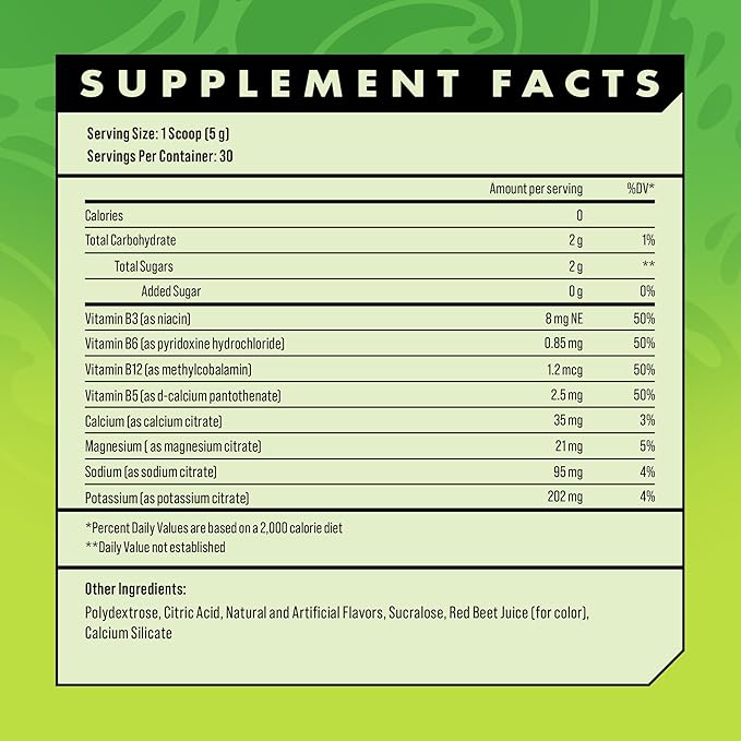 High-Performance Electrolyte Drink Mix with B Vitamins for All-Day Hydration - ADVANCEDgg- Caffeine Free, Zero Calories, Sugar Free, & Keto Friendly - (30 Servings, Watermelon Swirl)